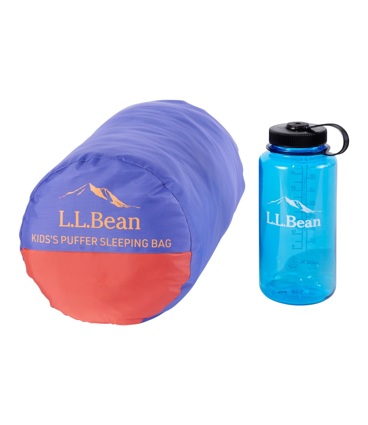 L.L.Bean Kids' L.L.Bean Puffer Sleeping Bag, 40° Dusty Periwinkle