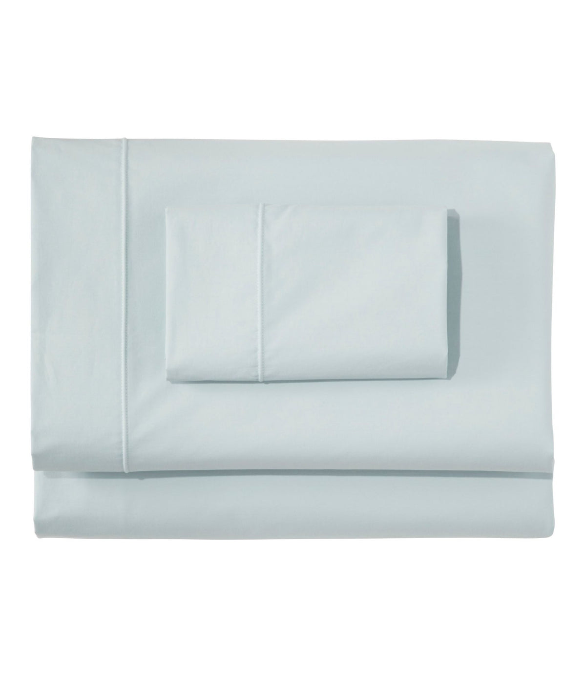 L.L.Bean Sunwashed Percale Sheet Collection Bluegrass