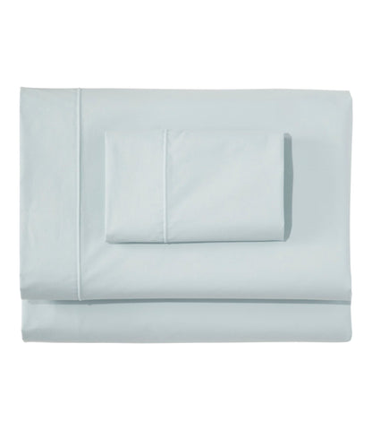 L.L.Bean Sunwashed Percale Sheet Collection Bluegrass
