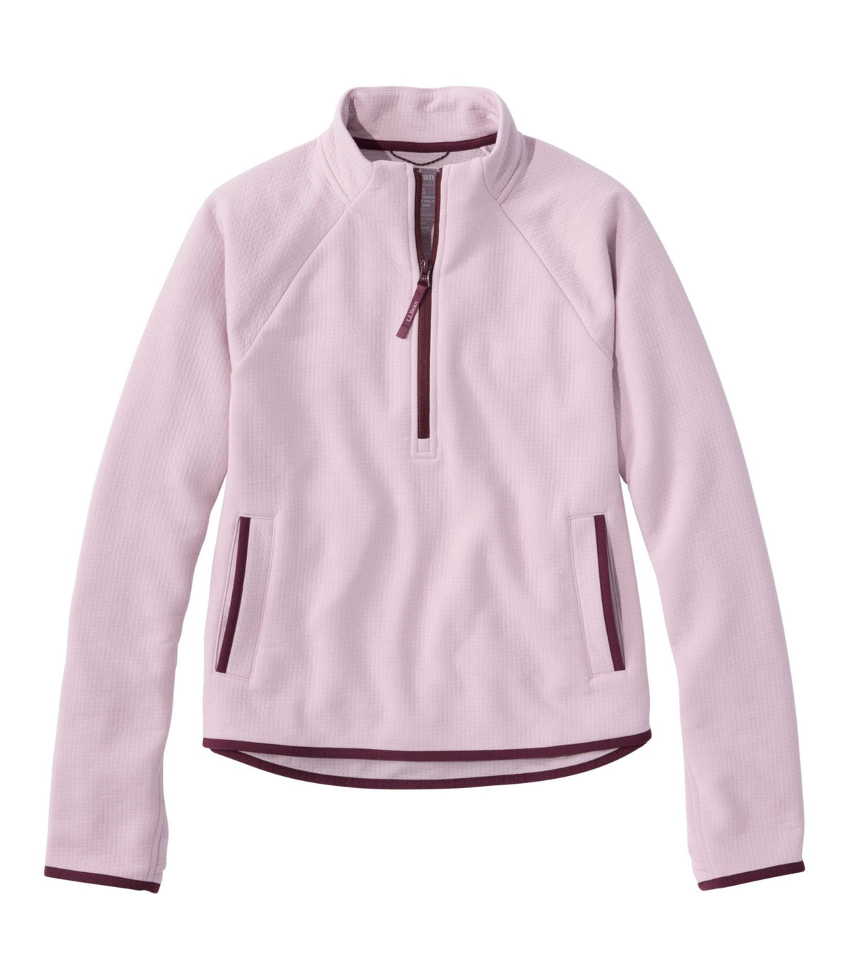 L.L.Bean Women's VentureTek 1/2 Zip Pullover Antique Lilac