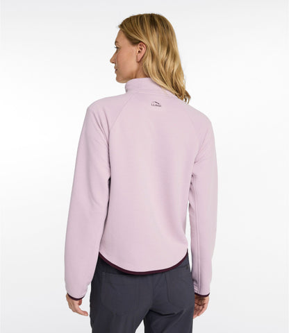 L.L.Bean Women's VentureTek 1/2 Zip Pullover Antique Lilac