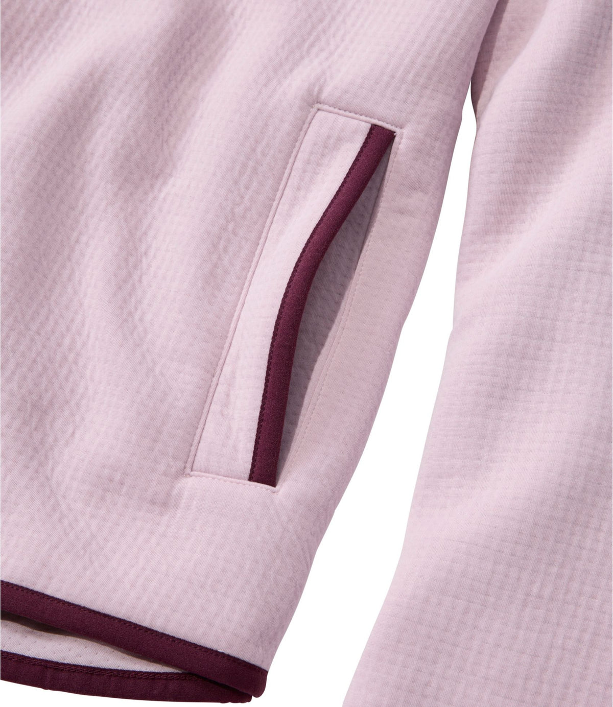 L.L.Bean Women's VentureTek 1/2 Zip Pullover Antique Lilac