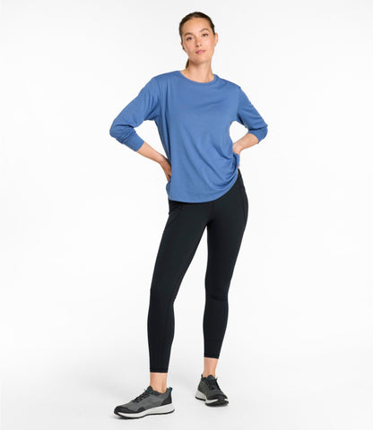 L.L.Bean Women's VentureStretch Pocket Leggings Classic Navy