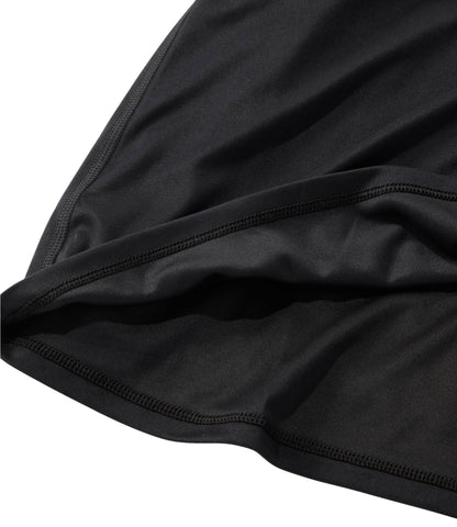 L.L.Bean Women's L.L.Bean Synthetic Silk Base Layer Top, Long-Sleeve Scoopneck Deepest Brown