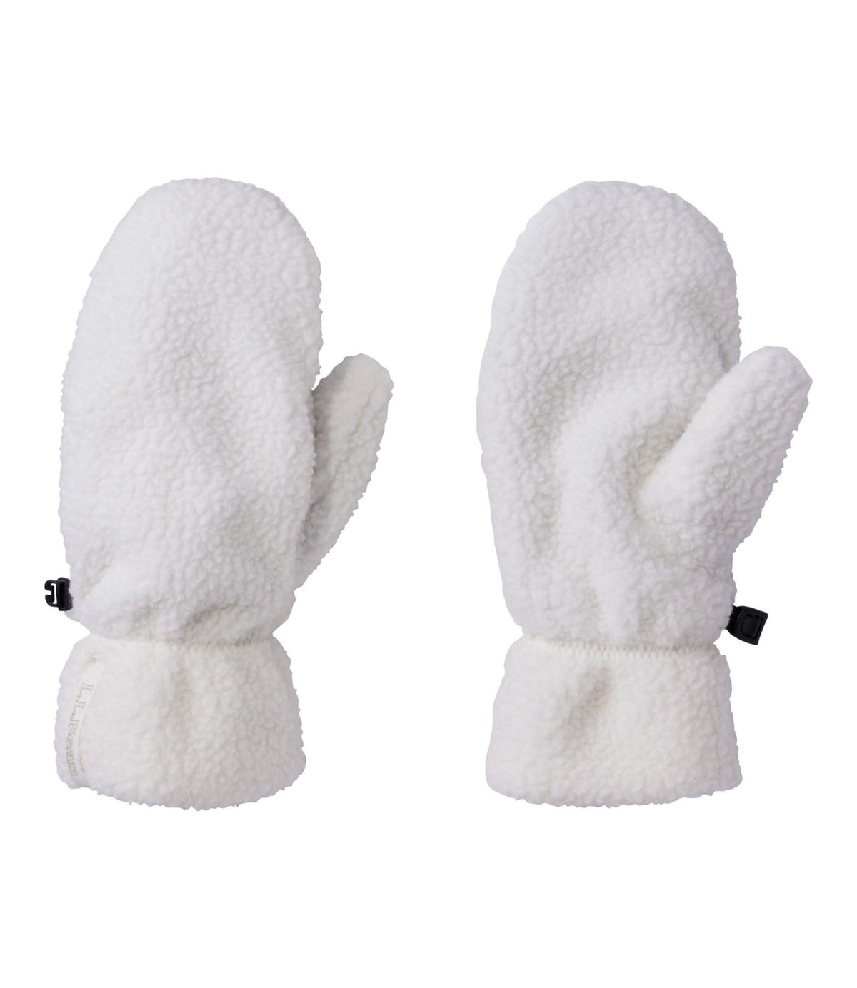 L.L.Bean Women's Sherpa Fleece Mittens Bone