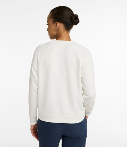 L.L.Bean Women's Mountainside Micro Waffle Henley Bone