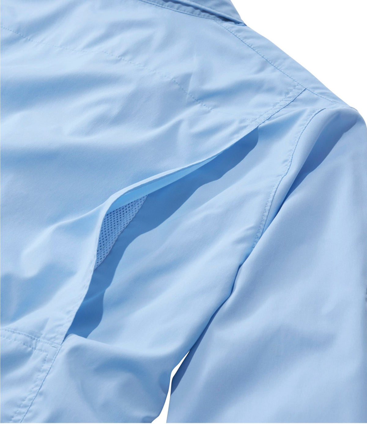 L.L.Bean Women's Tropicwear Shirt, Long-Sleeve Lapis Quartz