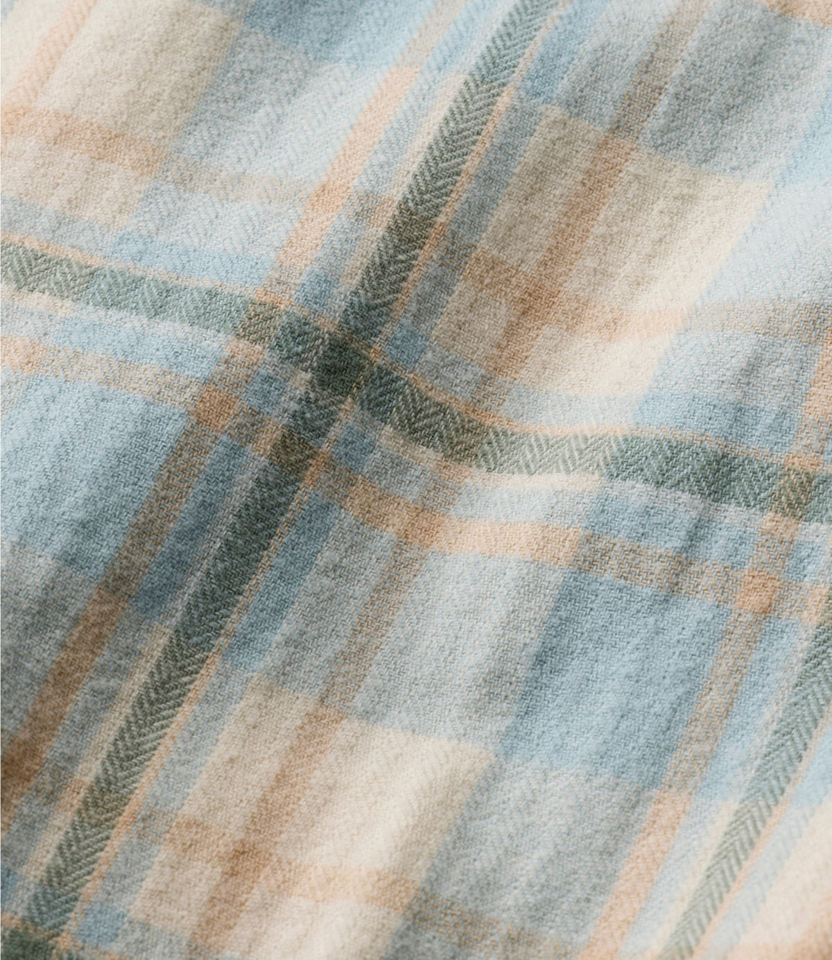 L.L.Bean Women's Signature Camp Flannel Shirt Currant Print