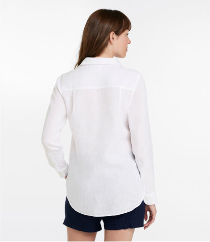 L.L.Bean Women's Premium Washable Linen Shirt, Tunic