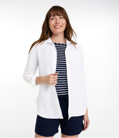 L.L.Bean Women's Premium Washable Linen Shirt, Tunic