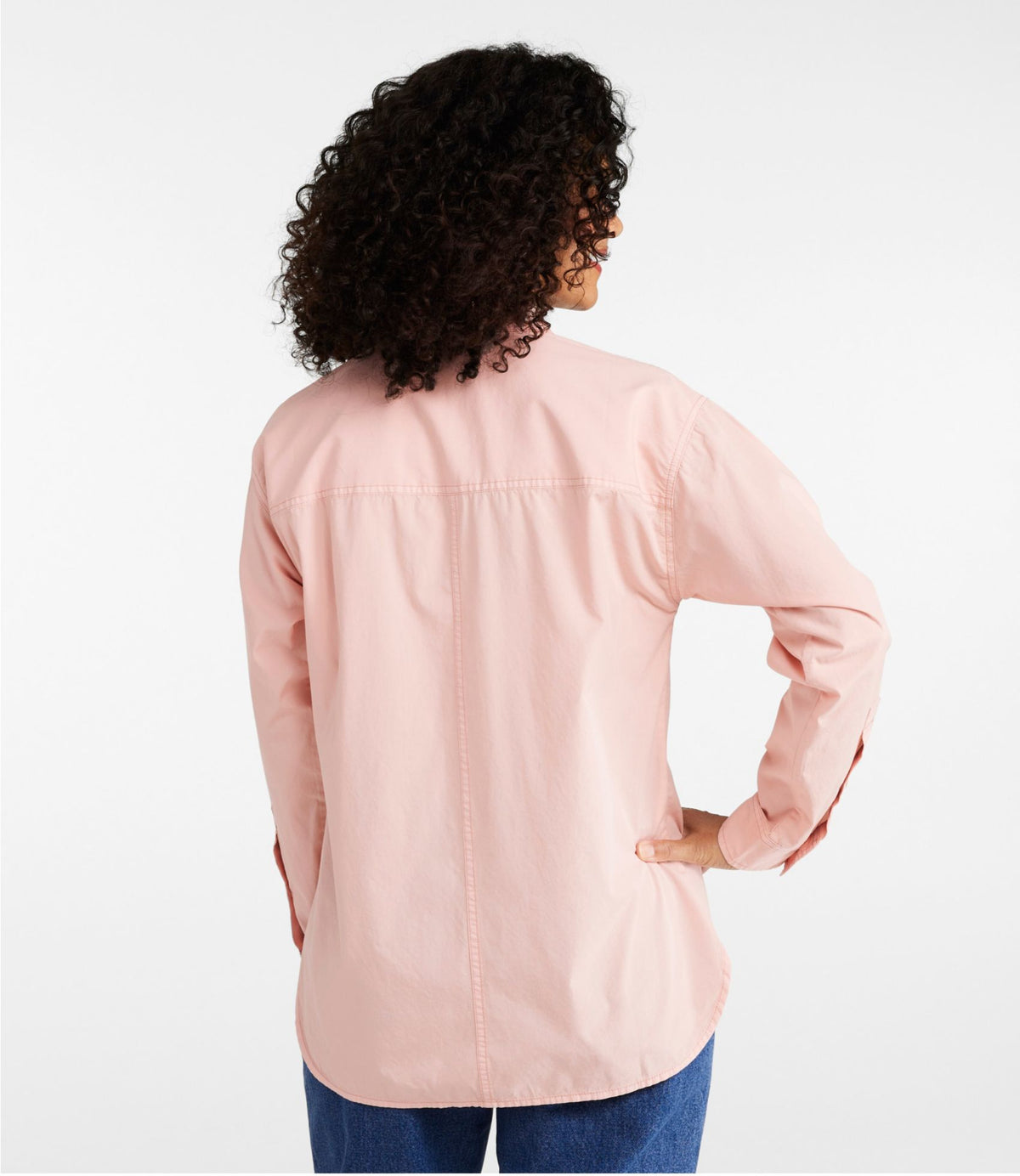 L.L.Bean Women's Signature Soft Poplin Shirt White