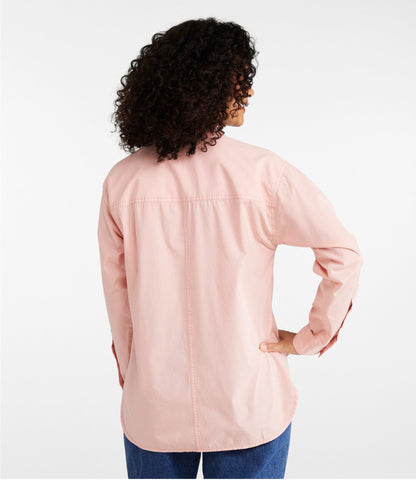 L.L.Bean Women's Signature Soft Poplin Shirt White