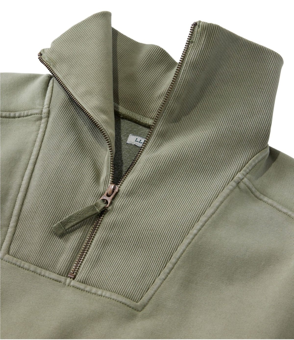 L.L.Bean Women's Sunwashed Sweats, Quarter-Zip