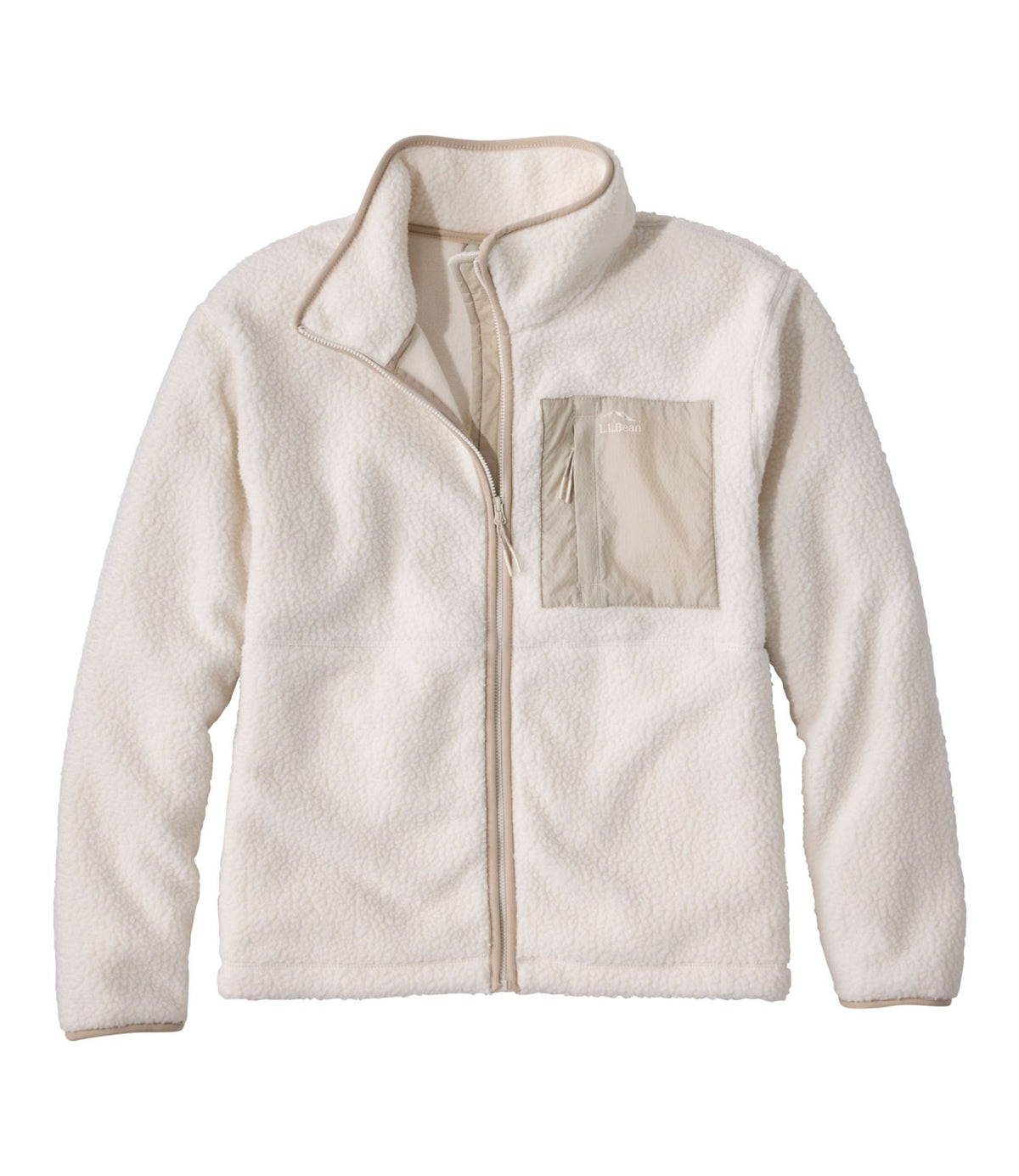 L.L.Bean Women's Mountainside Fleece Jacket Bone