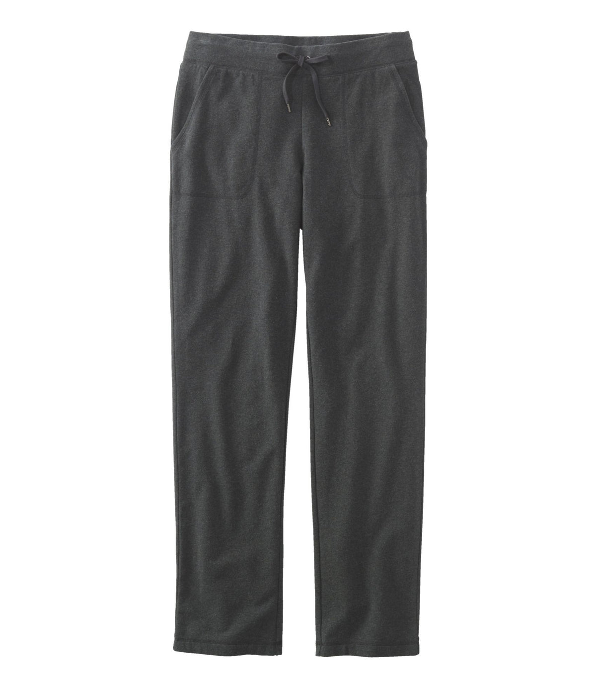 L.L.Bean Women's Ultrasoft Sweats, Straight-Leg Charcoal Heather