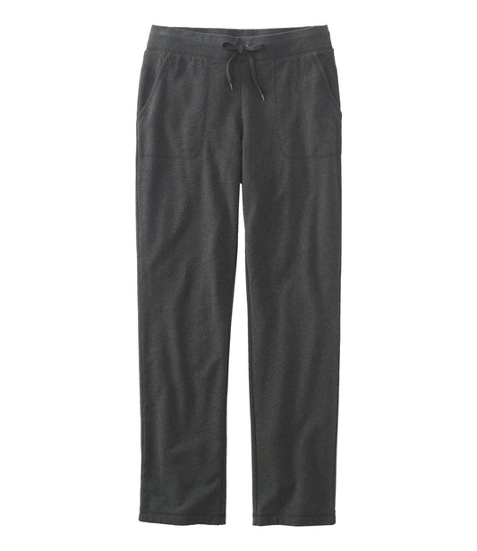 L.L.Bean Women's Ultrasoft Sweats, Straight-Leg Charcoal Heather