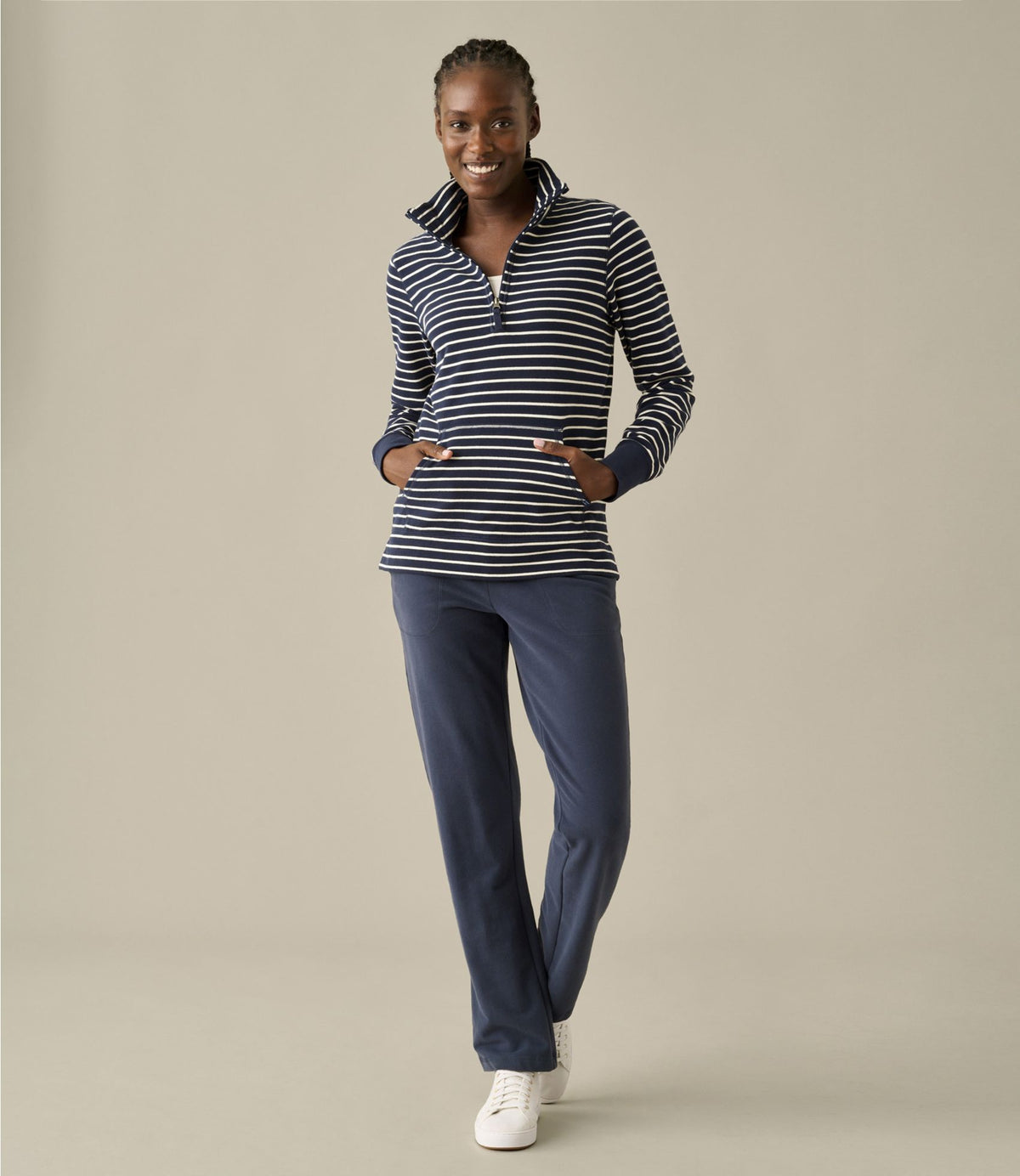 L.L.Bean Women's Ultrasoft Sweats, Straight-Leg Charcoal Heather