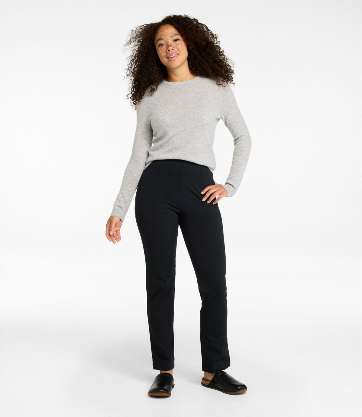 L.L.Bean Women's Perfect Fit Pants, Slim Classic Navy