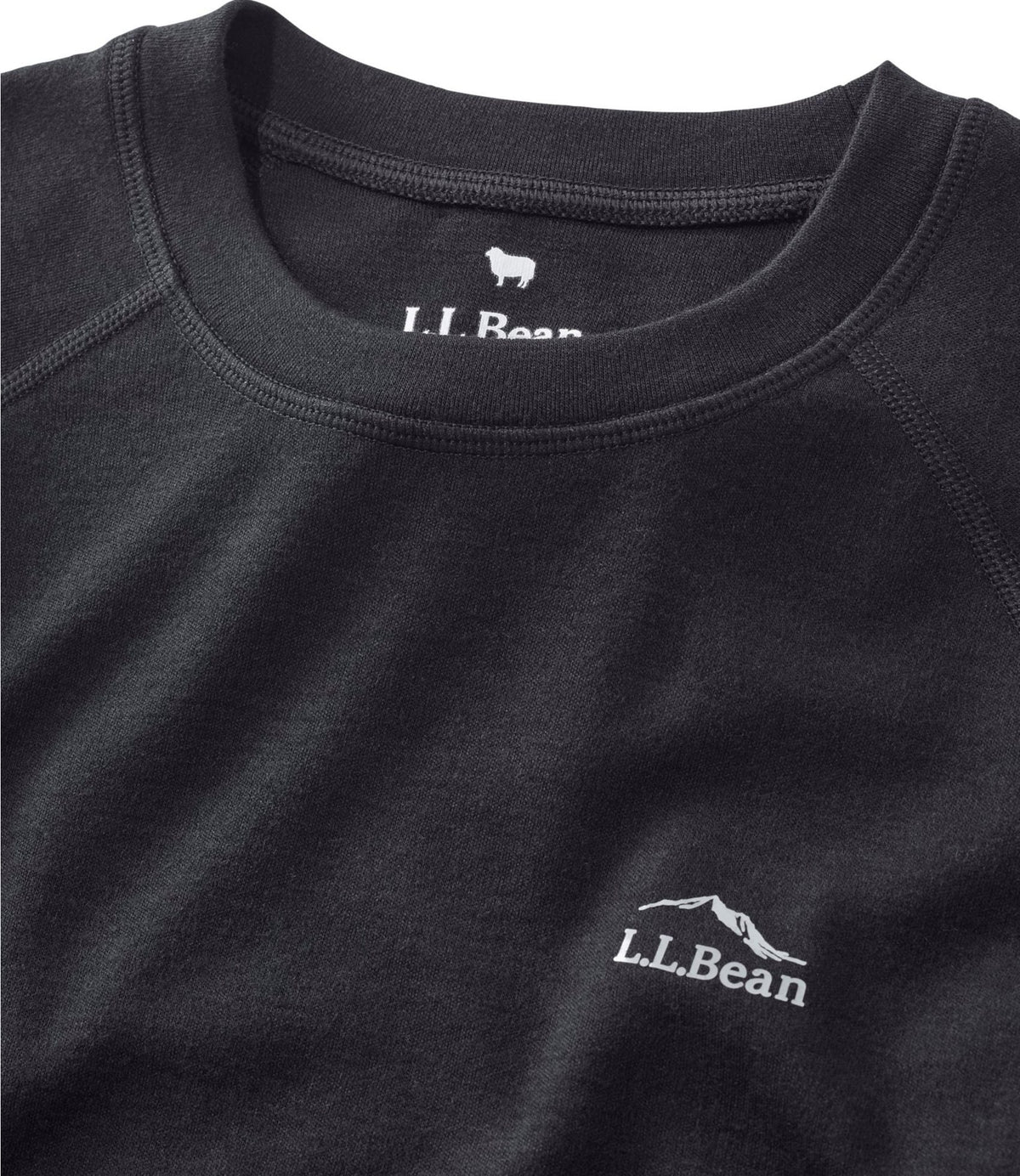 L.L.Bean Women's Cresta Midweight 250 Crew Top Iced Orchid