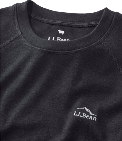 L.L.Bean Women's Cresta Midweight 250 Crew Top Iced Orchid