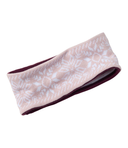 L.L.Bean Adults' L.L.Bean Katahdin Reversible Earband Antique Lilac Snowflake