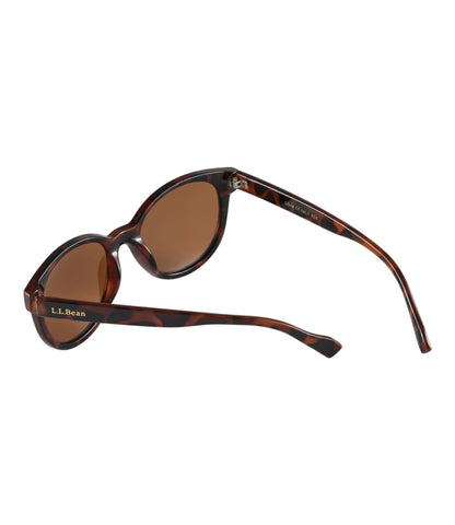 L.L.Bean Women's L.L.Bean Kennebunkport Polarized Sunglasses Demi Brown/Brown