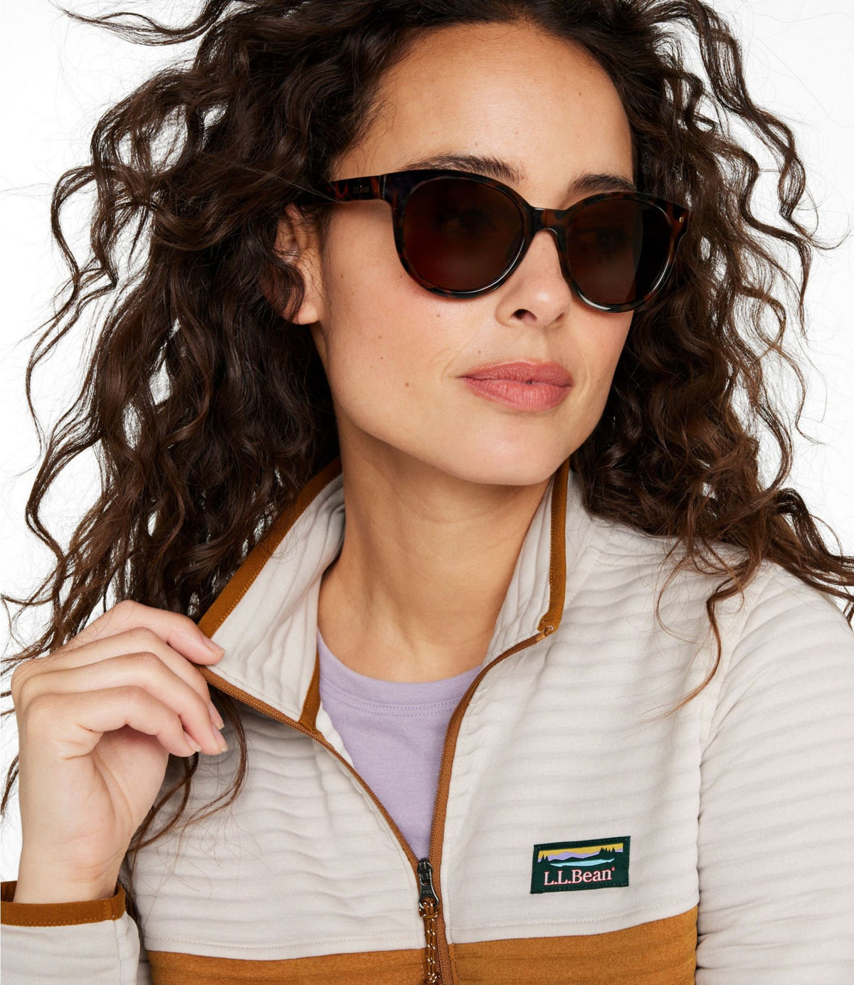 L.L.Bean Women's L.L.Bean Kennebunkport Polarized Sunglasses Demi Brown/Brown