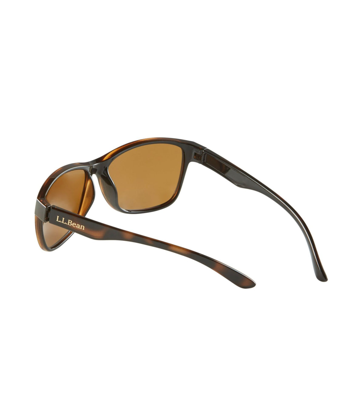 L.L.Bean Women's L.L.Bean Rockland Polarized Sunglasses Shiny Dark Demi/Brown