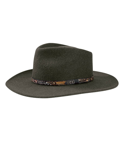 L.L.Bean Adults' Stetson Expedition Crushable Wool Hat Loden