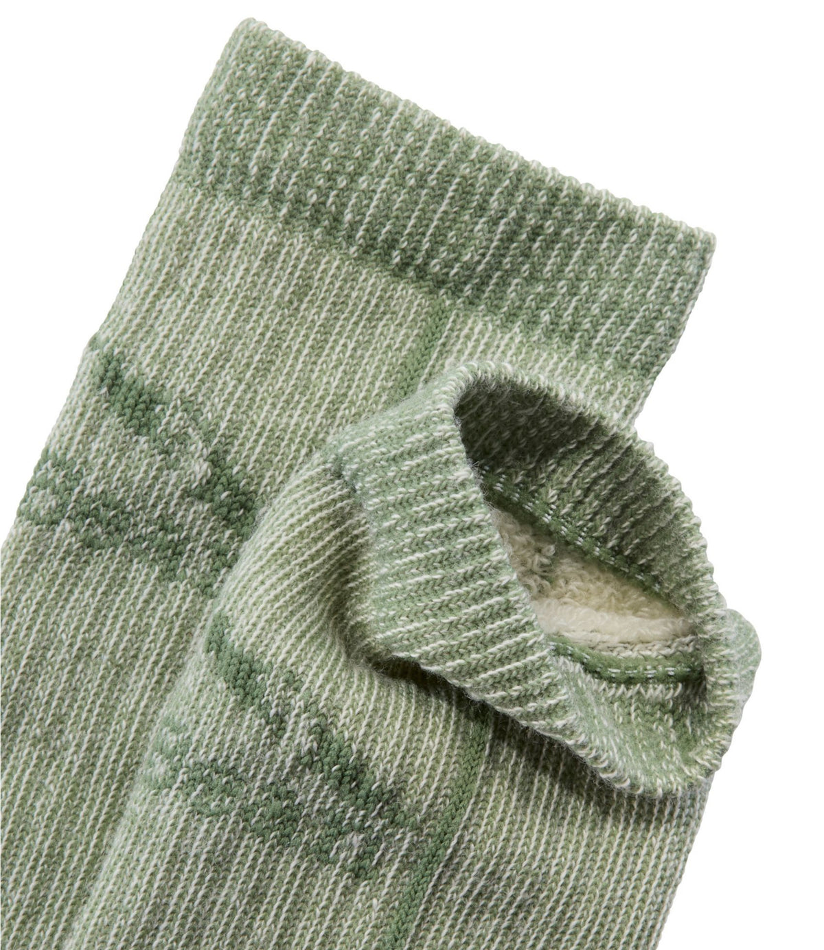 L.L.Bean Adults' Cresta Wool No Fly Zone Lightweight Hiking Socks, Crew Faded Sage