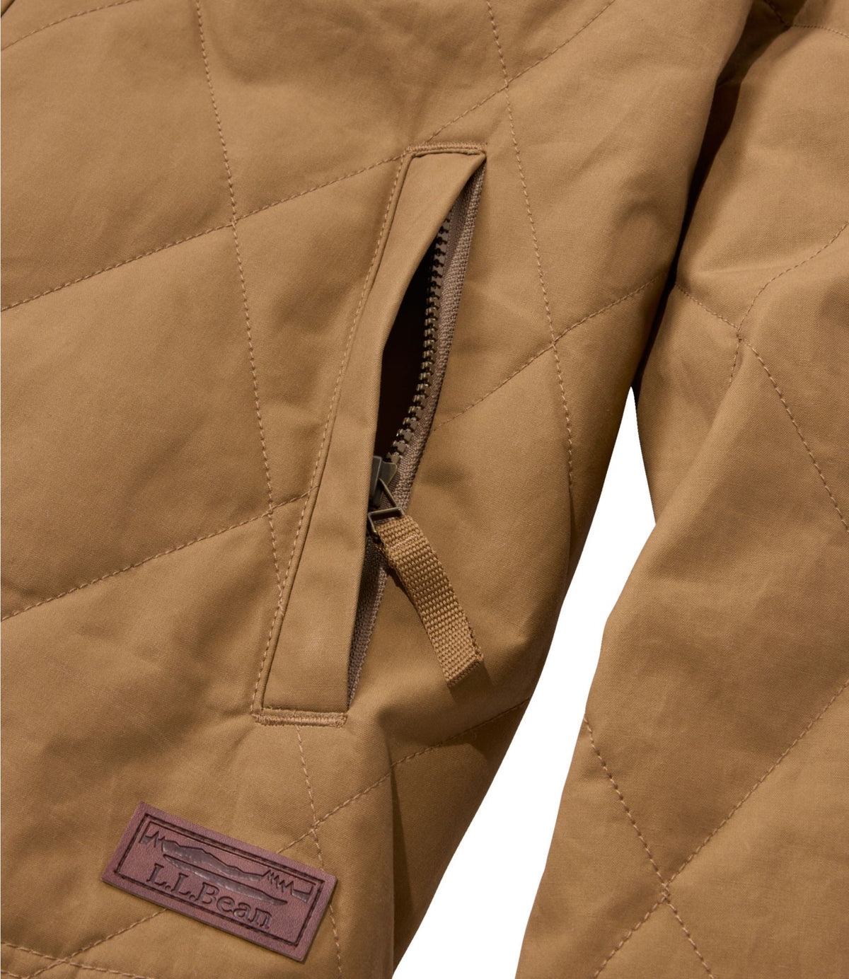 L.L.Bean Men's Insulated Waxed Cotton Field Jacket Dark Cinder