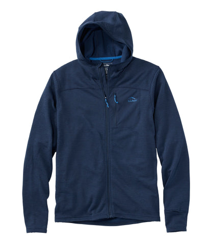 L.L.Bean Men's Cresta Fleece Full-Zip Hooded Jacket Classic Navy