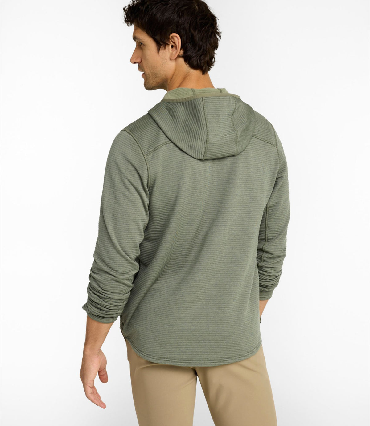 L.L.Bean Men's Cresta Fleece Full-Zip Hooded Jacket Classic Navy
