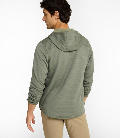 L.L.Bean Men's Cresta Fleece Full-Zip Hooded Jacket Classic Navy