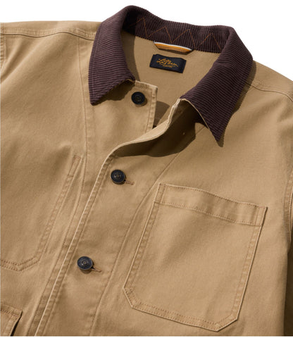L.L.Bean Men's Signature Double L® Denim Barn Coat, Canvas Dark Clay