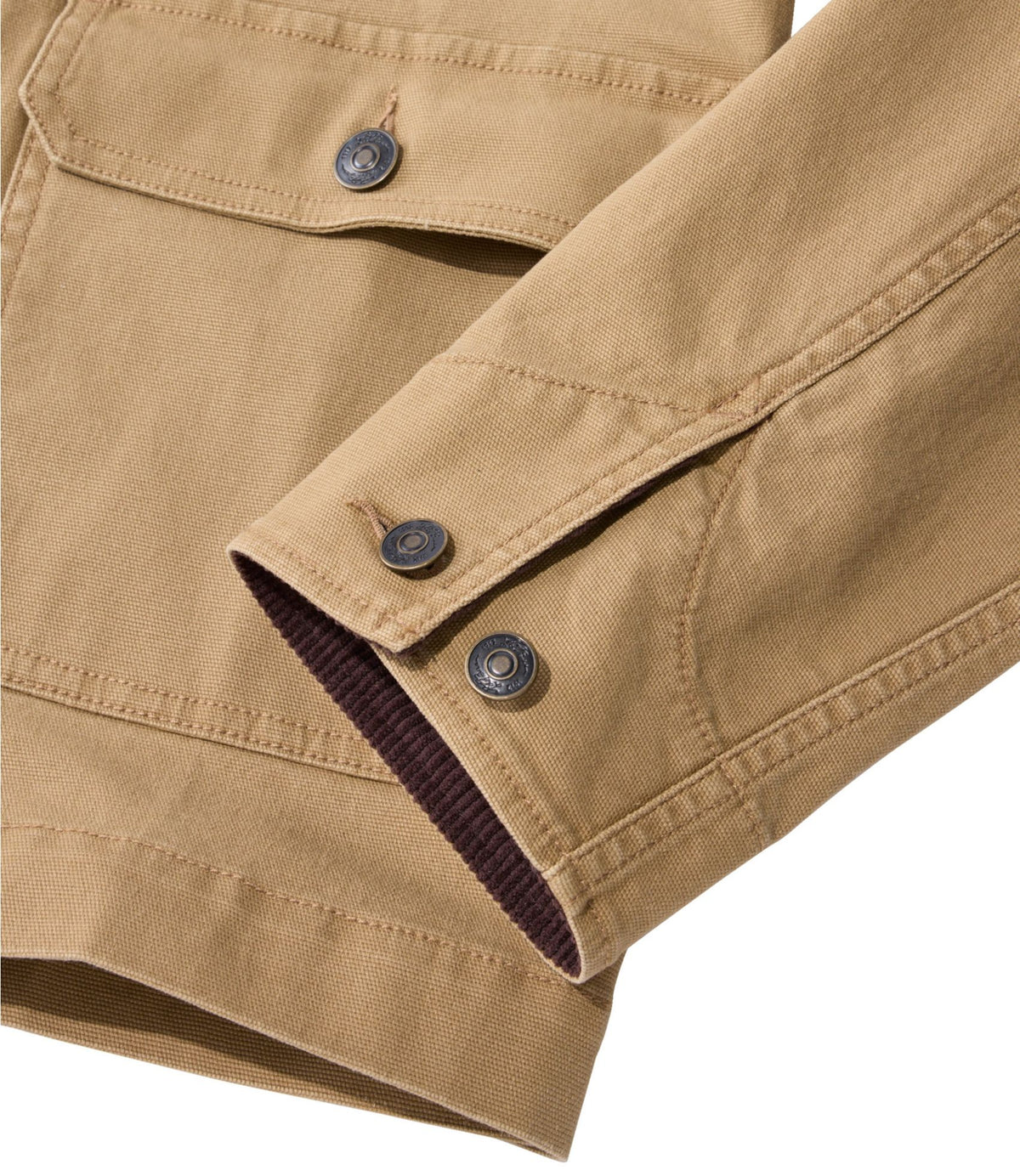 L.L.Bean Men's Signature Double L® Denim Barn Coat, Canvas Dark Clay