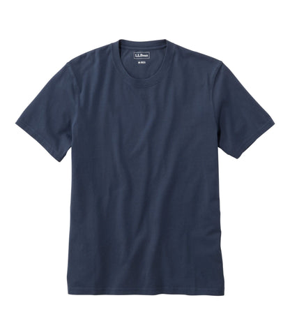 L.L.Bean Men's Sunwashed Tee, Short-Sleeve Classic Navy