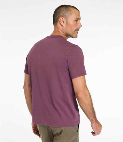 L.L.Bean Men's Sunwashed Tee, Short-Sleeve Classic Navy