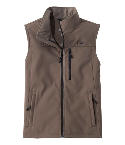 L.L.Bean Men's Hunter's Pathfinder Soft Shell Vest Dark Cinder