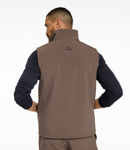 L.L.Bean Men's Hunter's Pathfinder Soft Shell Vest Dark Cinder