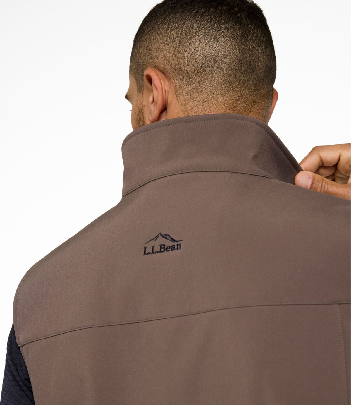 L.L.Bean Men's Hunter's Pathfinder Soft Shell Vest Dark Cinder
