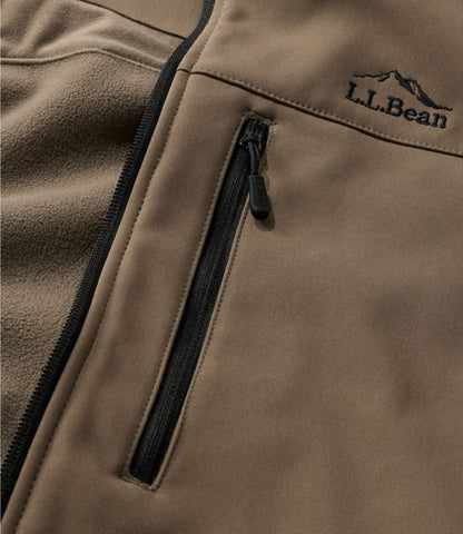 L.L.Bean Men's Hunter's Pathfinder Soft Shell Vest Dark Cinder