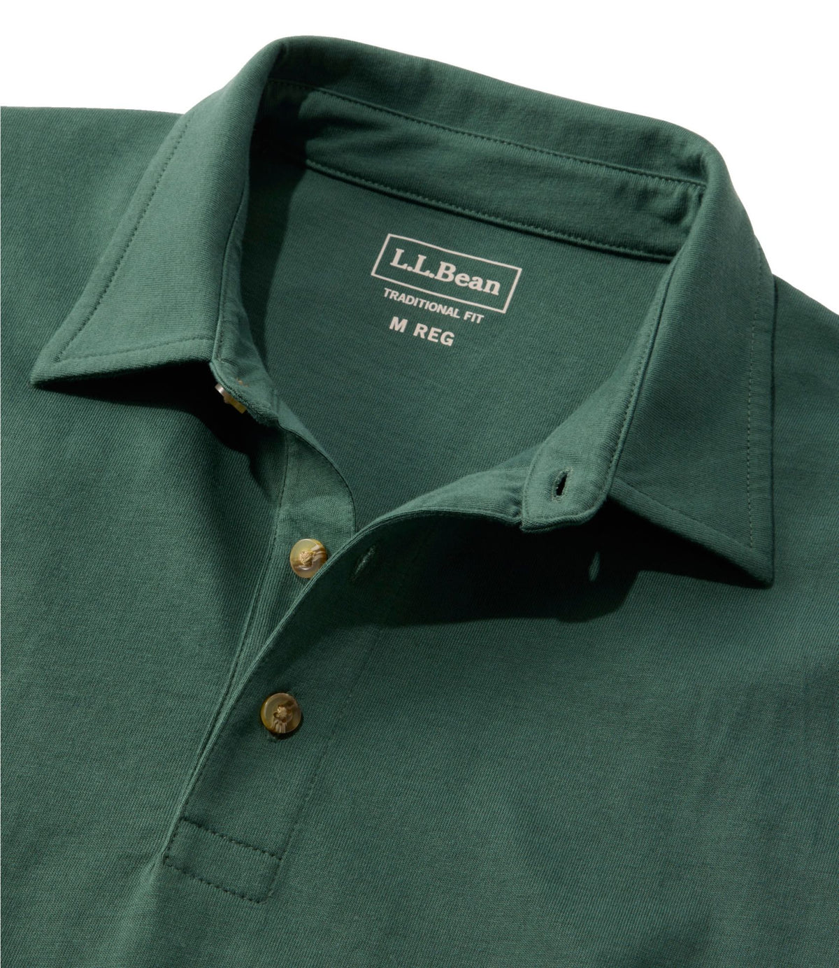 L.L.Bean Men's Carefree Unshrinkable Polo, Long-Sleeve, Without Pocket Charcoal Heather