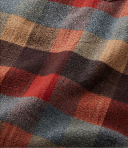 L.L.Bean Men's Chamois Shirt, Traditional Fit, Plaid Apple Cinnamon