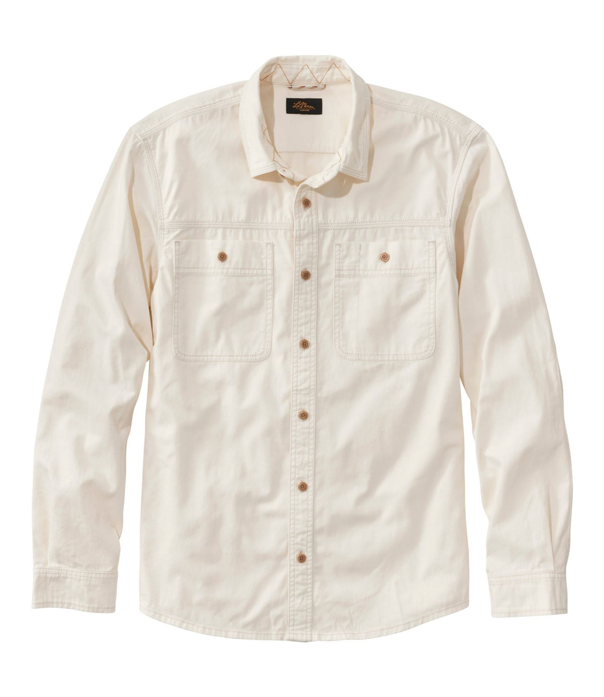 L.L.Bean Men's Signature Washed Field Shirt, Slim Fit Sailcloth