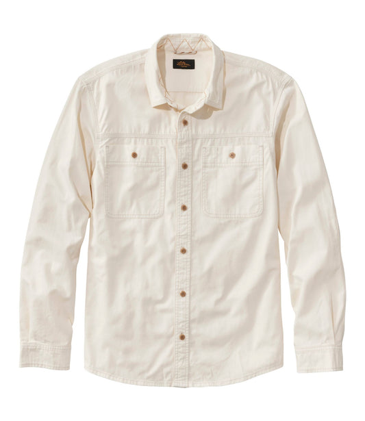L.L.Bean Men's Signature Washed Field Shirt, Slim Fit Sailcloth