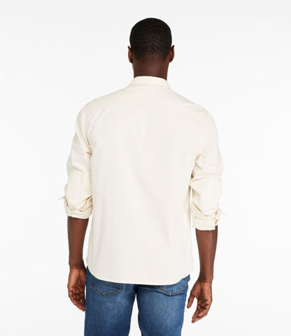L.L.Bean Men's Signature Washed Field Shirt, Slim Fit Sailcloth