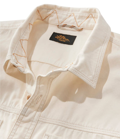L.L.Bean Men's Signature Washed Field Shirt, Slim Fit Sailcloth