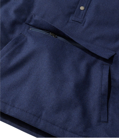 L.L.Bean Men's Maine Guide Wool Anorak Navy