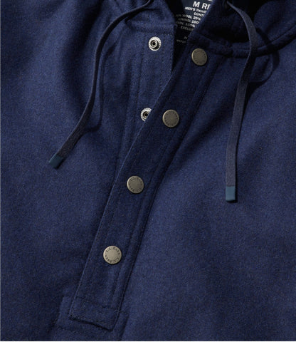 L.L.Bean Men's Maine Guide Wool Anorak Navy